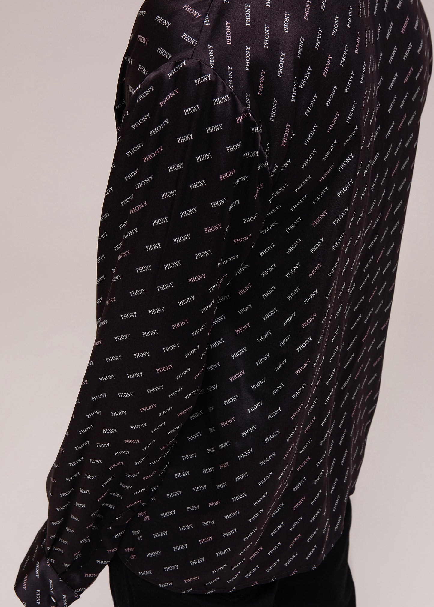 PHONY Print Silk Button Down