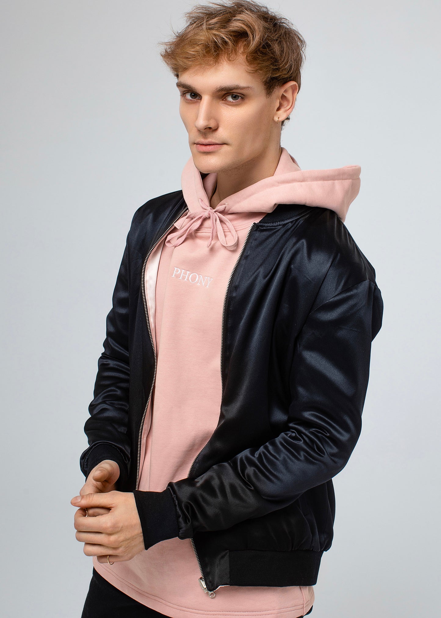 Reversible Silk Bomber
