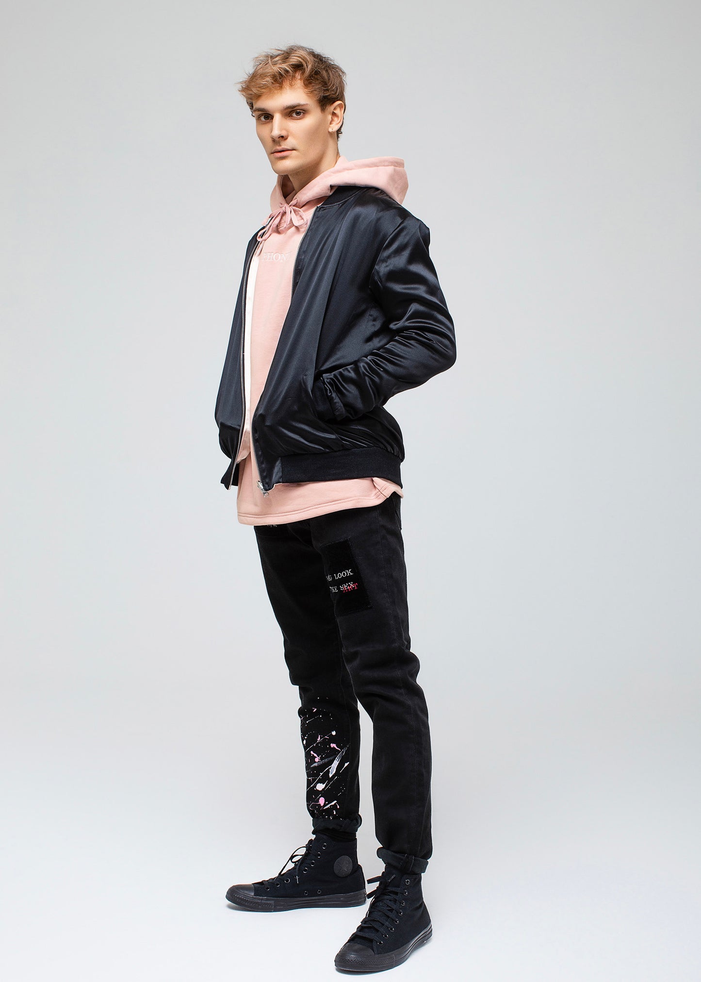 Reversible Silk Bomber