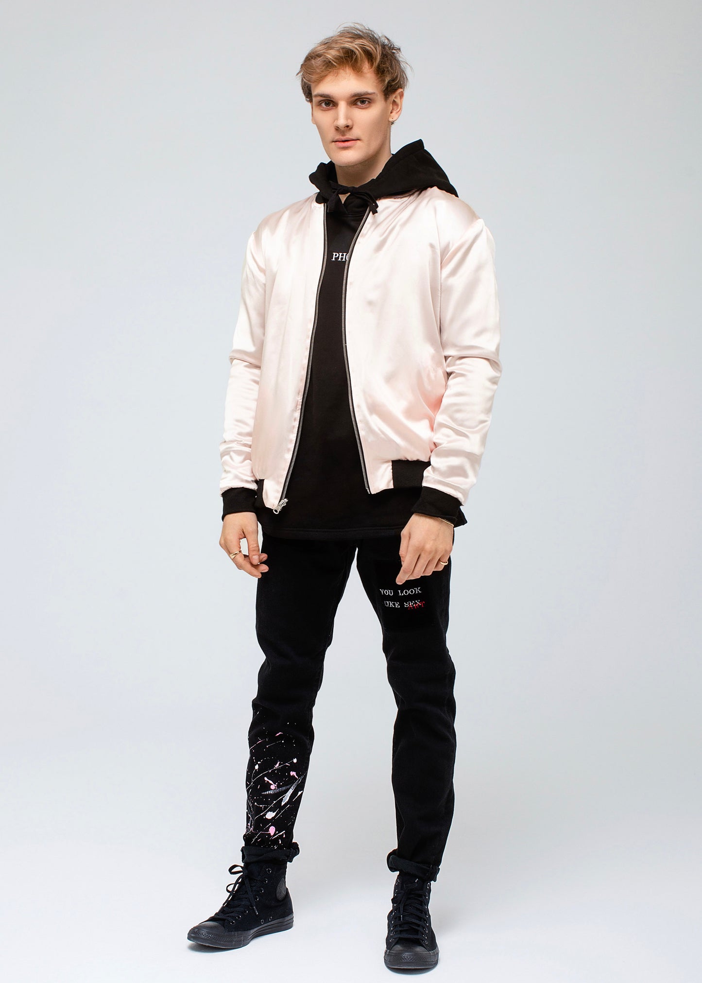 Reversible Silk Bomber