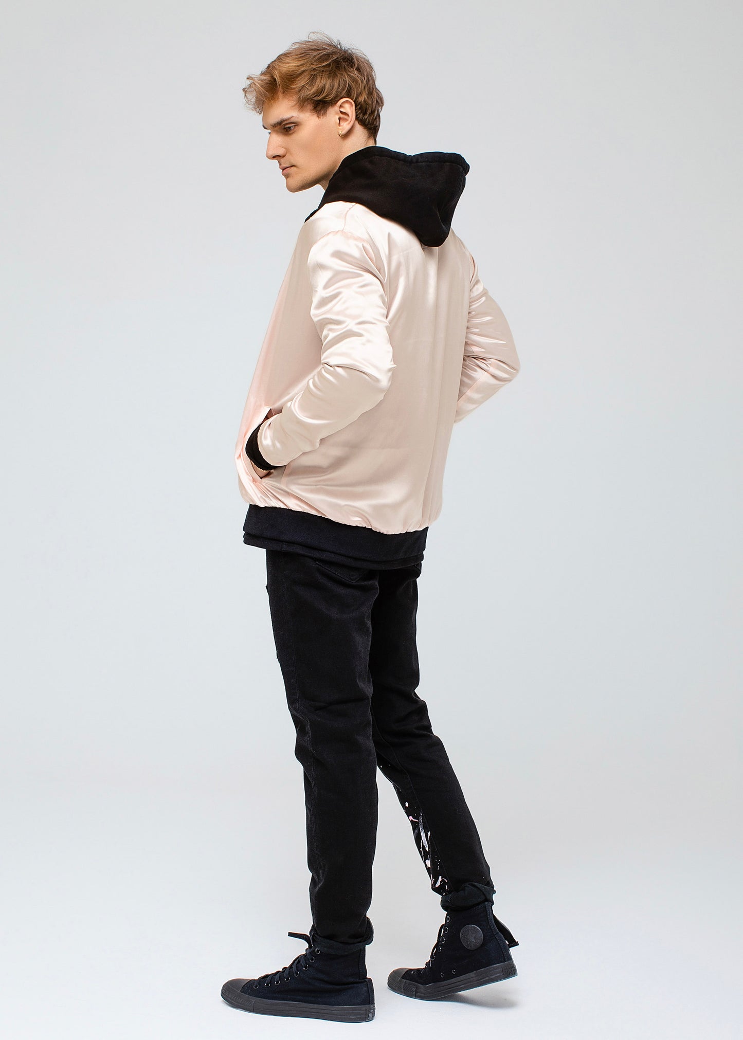 Reversible Silk Bomber