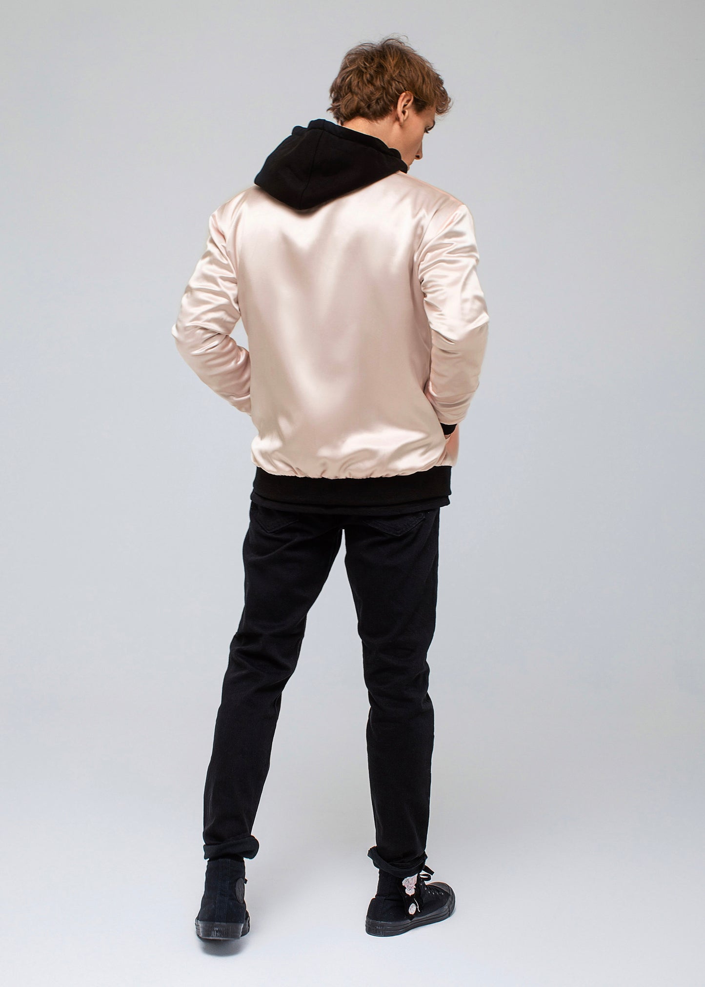 Reversible Silk Bomber