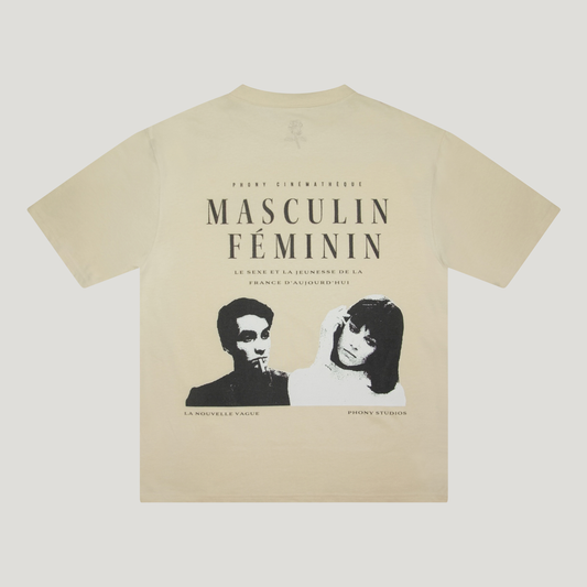 French New Wave - Ivory Organic Cotton Short Sleeve