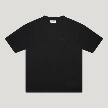 French New Wave - Black Organic Cotton Short Sleeve