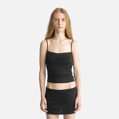 Silk Jersey Camisole - Black