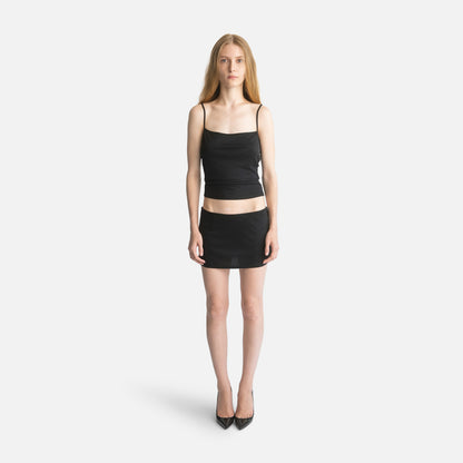 Silk Jersey Camisole - Black