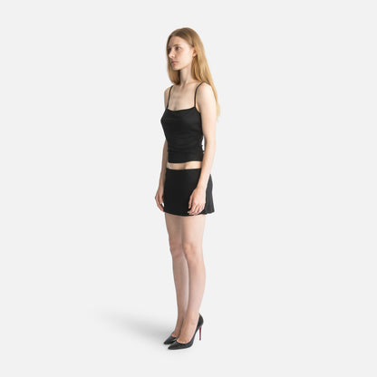 Silk Jersey Camisole - Black