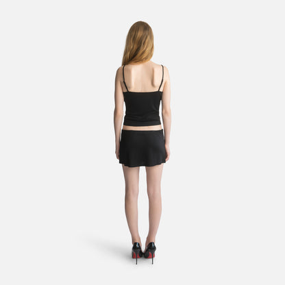 Silk Jersey Camisole - Black