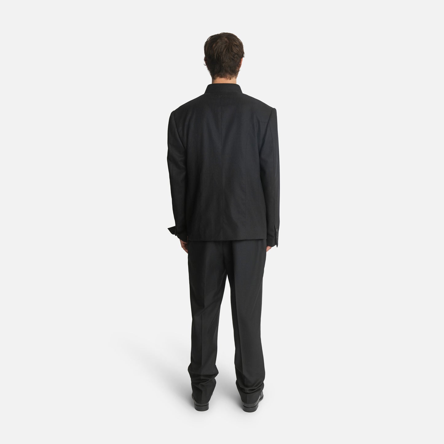 Homme Stand Collar Single-Breasted Jacket