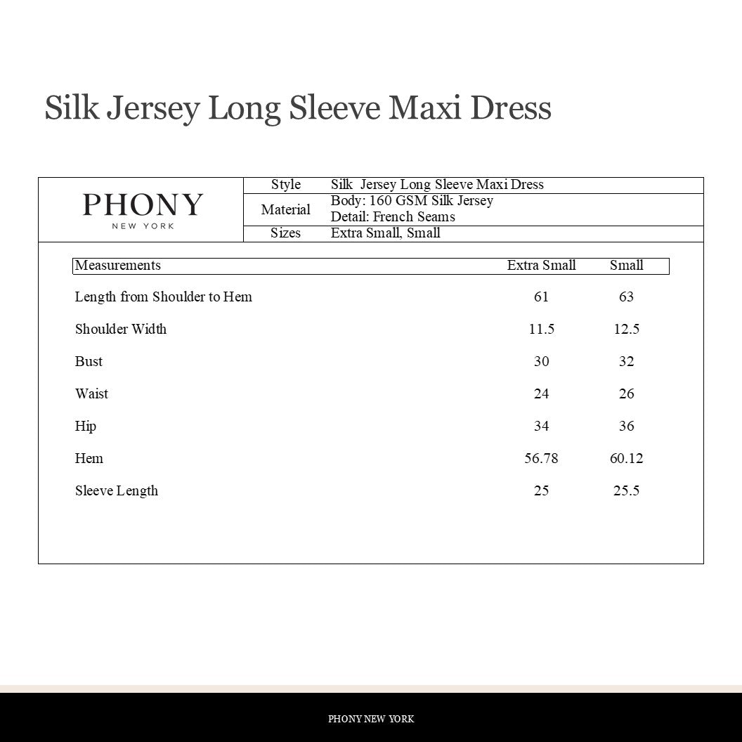 Silk Jersey Backless Dress - Black