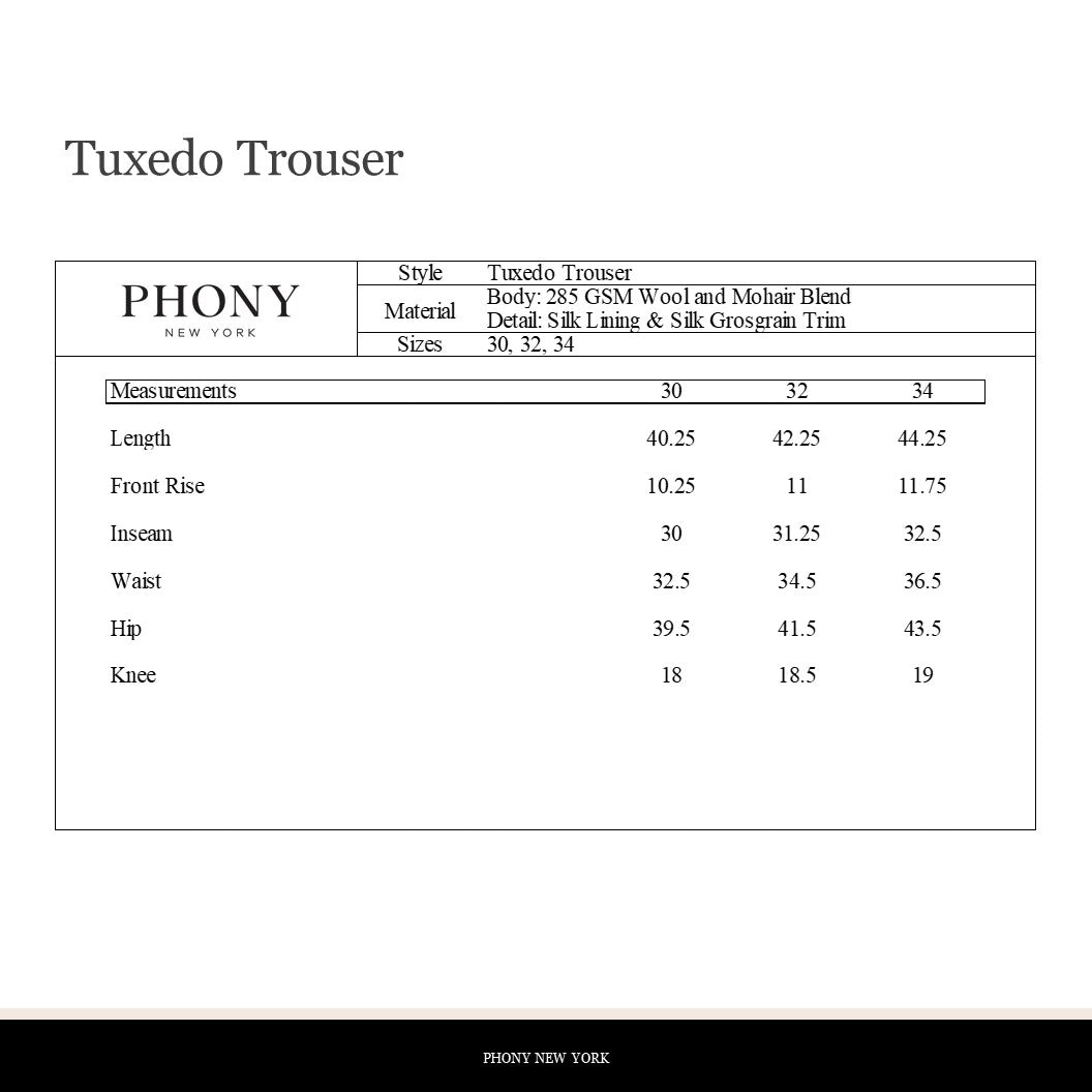 Tuxedo Trouser