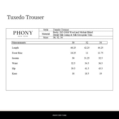 Tuxedo Trouser