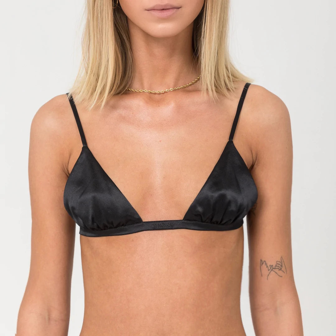 Silk Triangle Bralette